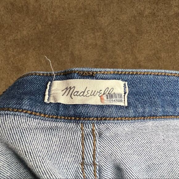 Madewell 9" Mid Rise Skinny Jeans Size 28 Pearson Medium Wash Stretch Blue Denim - Picture 7 of 8